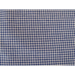 Webstoff Vicky-Karo blau creme Westfalenstoffe Lugano