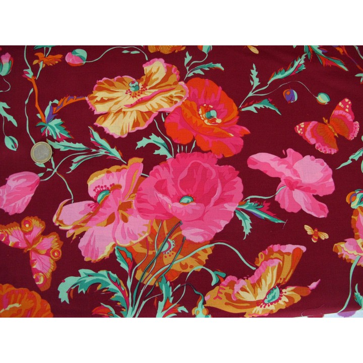 Patchworkstoff Mohnblumen Kaffe Fassett