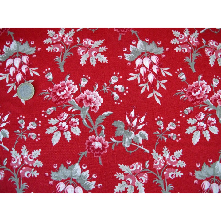 Blumenstoff Patchworkstoff Sugarberry