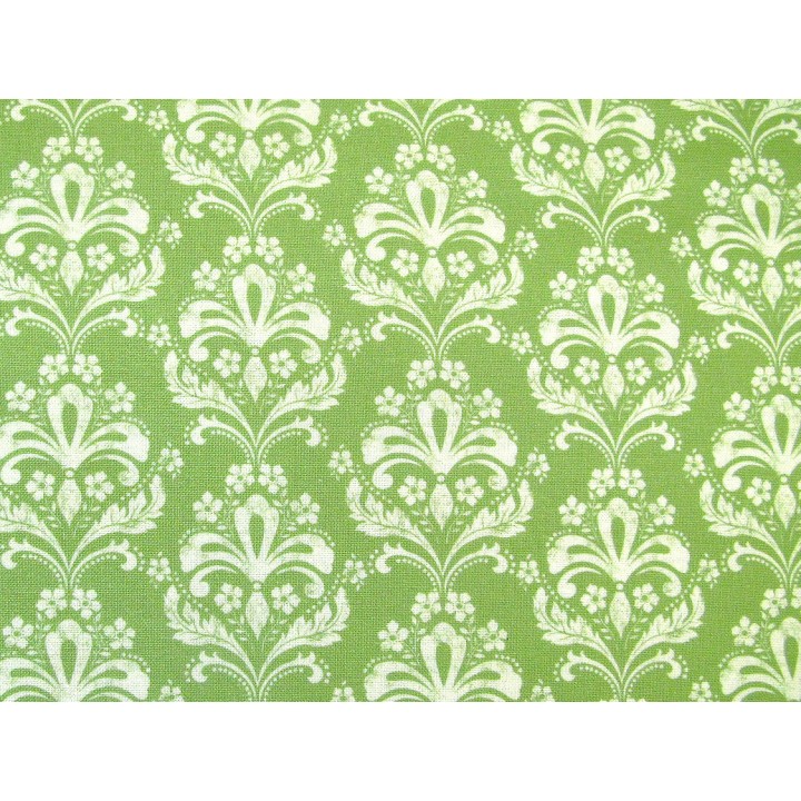 Ornamentstoff grün Garden Society Patchworkstoff