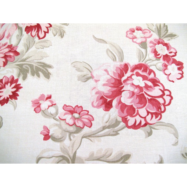 Blumenstoff rosa taupe Patchworkstoff Athill Range