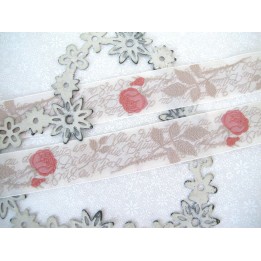 Webband Rose Gedicht Heine creme Kafka