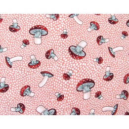 Patchworkstoff Pilze Enchanted