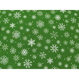 Weihnachtsstoffe Patchwork Santa´s Tree Farm