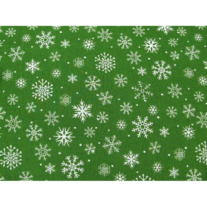 Weihnachtsstoffe Patchwork Santa´s Tree Farm