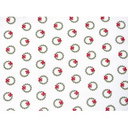 Weihnachtsstoffe Patchwork Christmas Eve Kränze