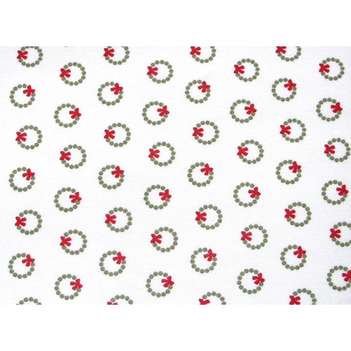 Weihnachtsstoffe Patchwork Christmas Eve Kränze