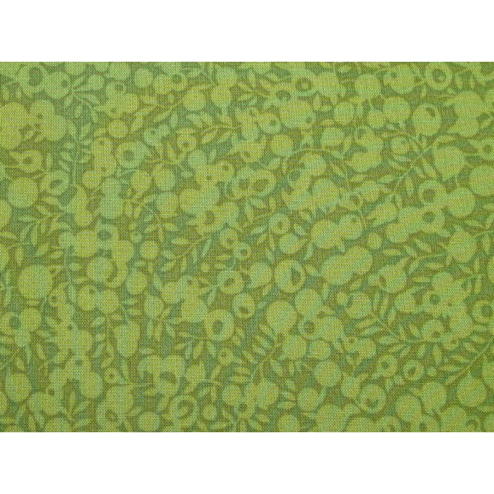Quiltstoff Beeren grün Wiltshire Liberty Baumwolle Patchworkstoff