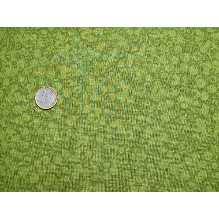 Quiltstoff Beeren grün Wiltshire Liberty Baumwolle Patchworkstoff
