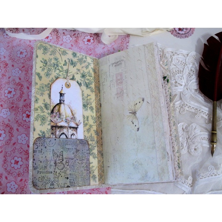 Tall Skinny Journal Schmetterling Tagebuch