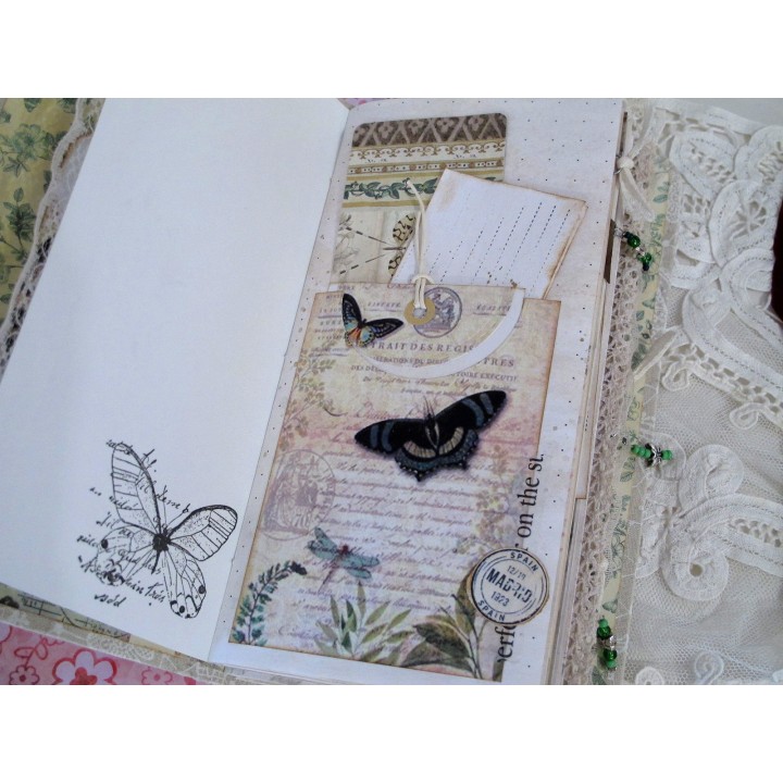 Tall Skinny Journal Schmetterling Tagebuch