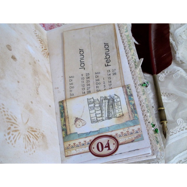 Tall Skinny Journal Schmetterling Tagebuch
