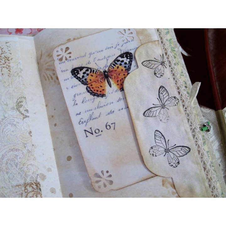 Tall Skinny Journal Schmetterling Tagebuch