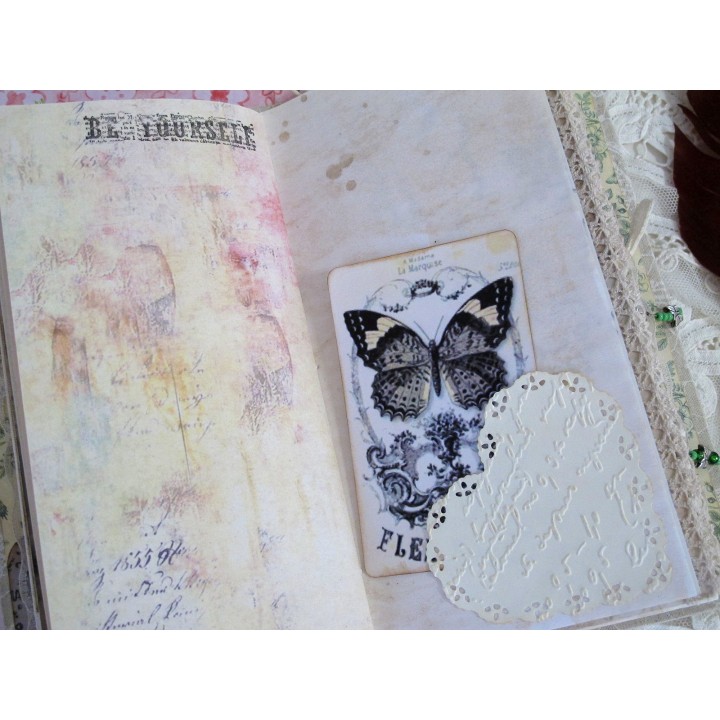 Tall Skinny Journal Schmetterling Tagebuch