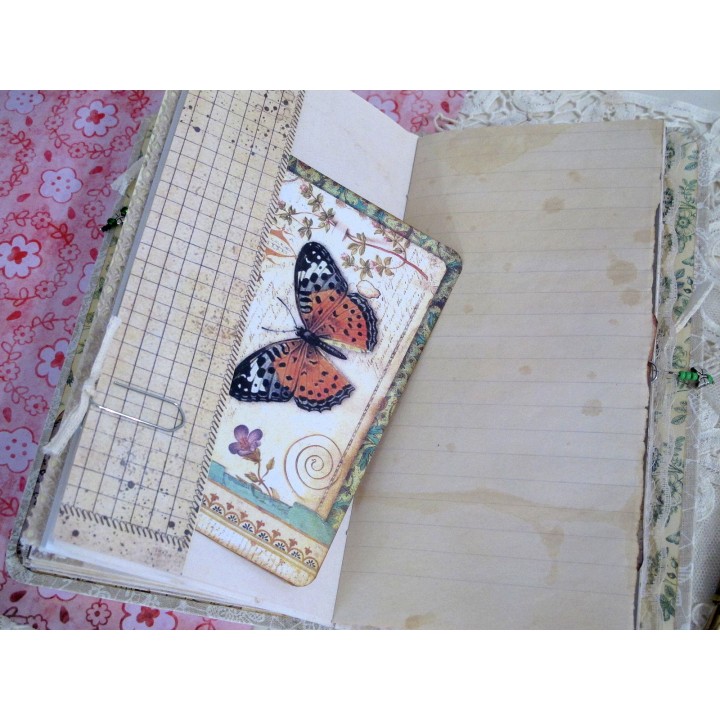 Tall Skinny Journal Schmetterling Tagebuch