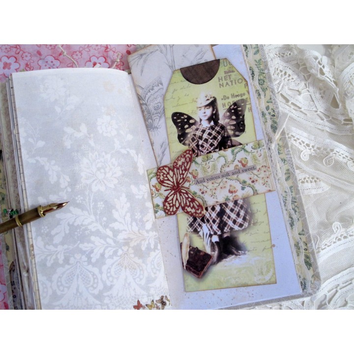 Tall Skinny Journal Schmetterling Tagebuch