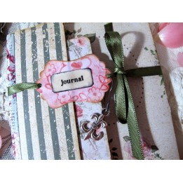 Junk Journal Mini floral Tagebuch