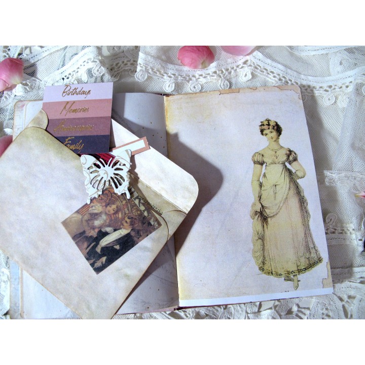 kleines Junk Journal Elsie Tagebuch