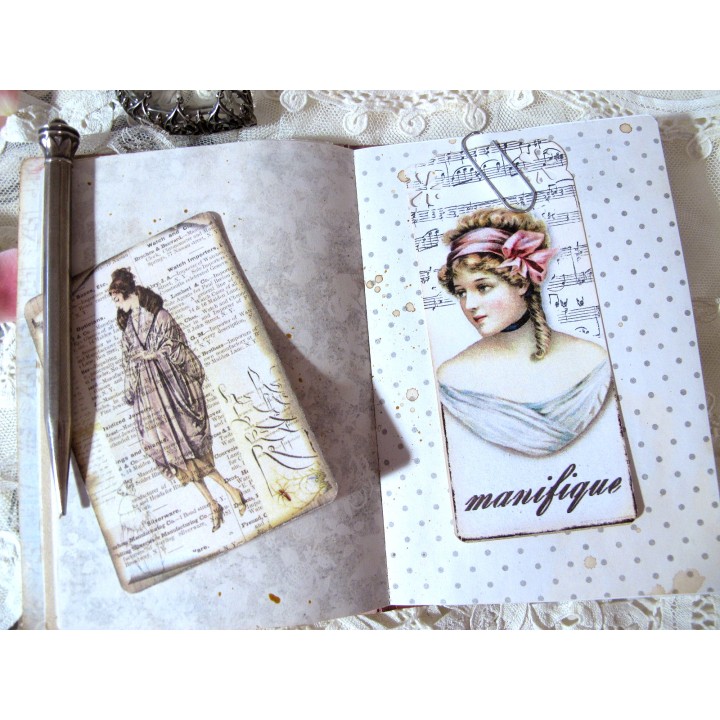 kleines Junk Journal Elsie Tagebuch