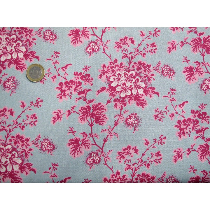 Patchworkstoff Geranien Eiderdown Blumen