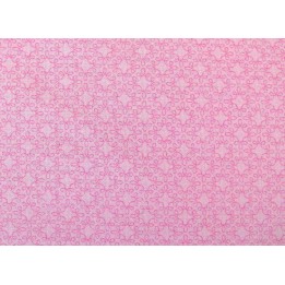 Fat Quarter Ornamente rosa