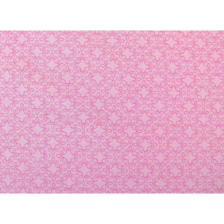 Fat Quarter Ornamente rosa