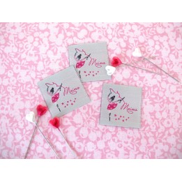 Label acufactum Tänzerin Ballerina Schild Patch Etikett