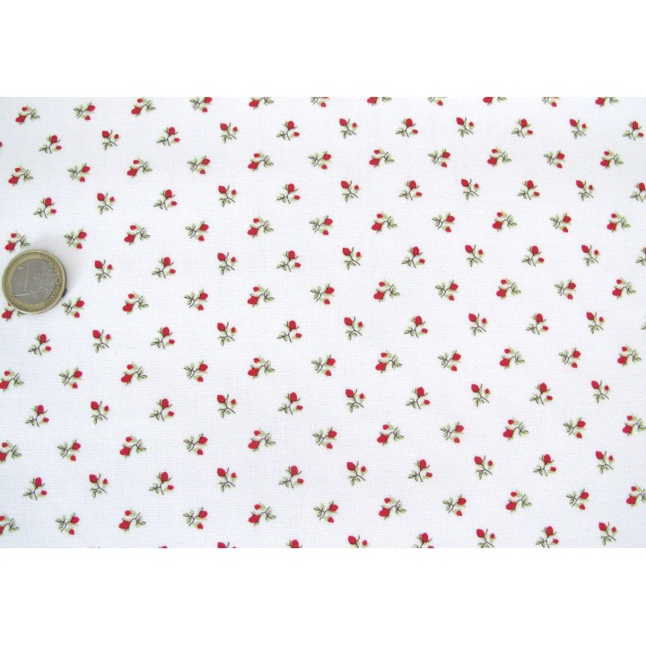 Baumwollstoff Blumenstoff Rosenstoff Sweet Liberty Patchworkstoff