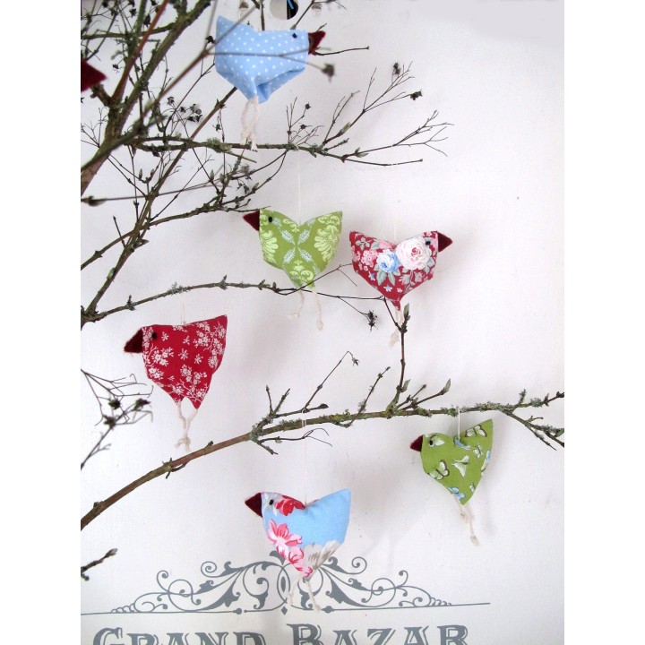 Stoffhühner  Stoffhuhn Osterdeko Osterschmuck zum aufhängen