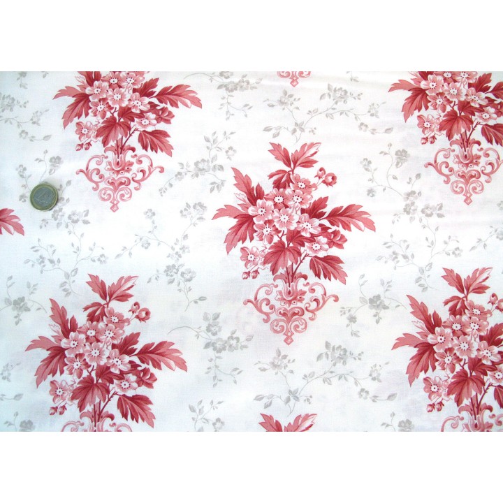 Blumenstoff Rosen Moda Baumwollstoff Ridgewood Patchworkstoff