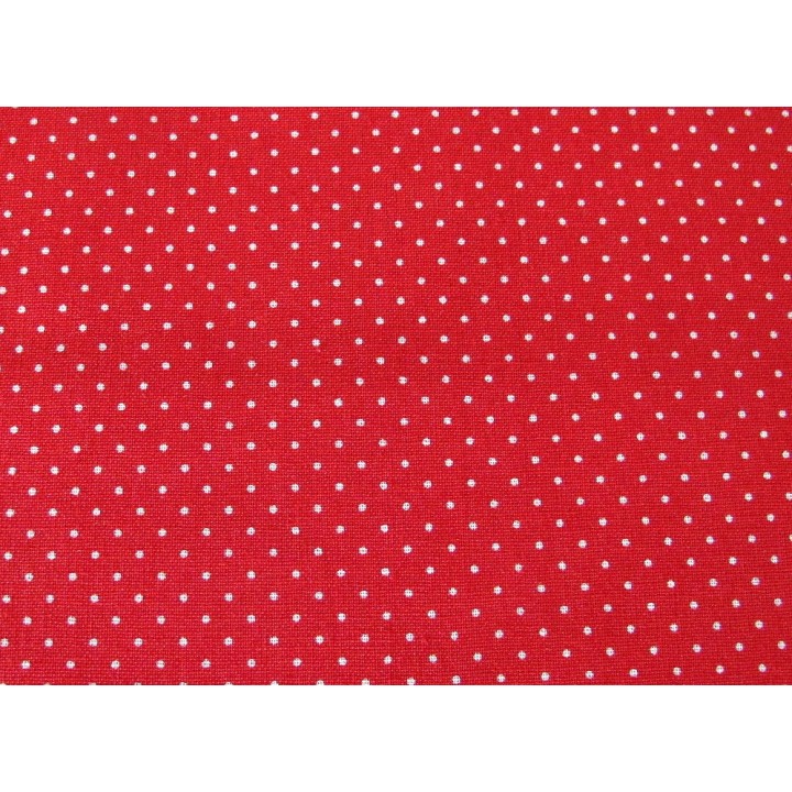 Stoff Punkte rot Baumwolle Westfalenstoff Capri Dots Tupfen Pünktchen
