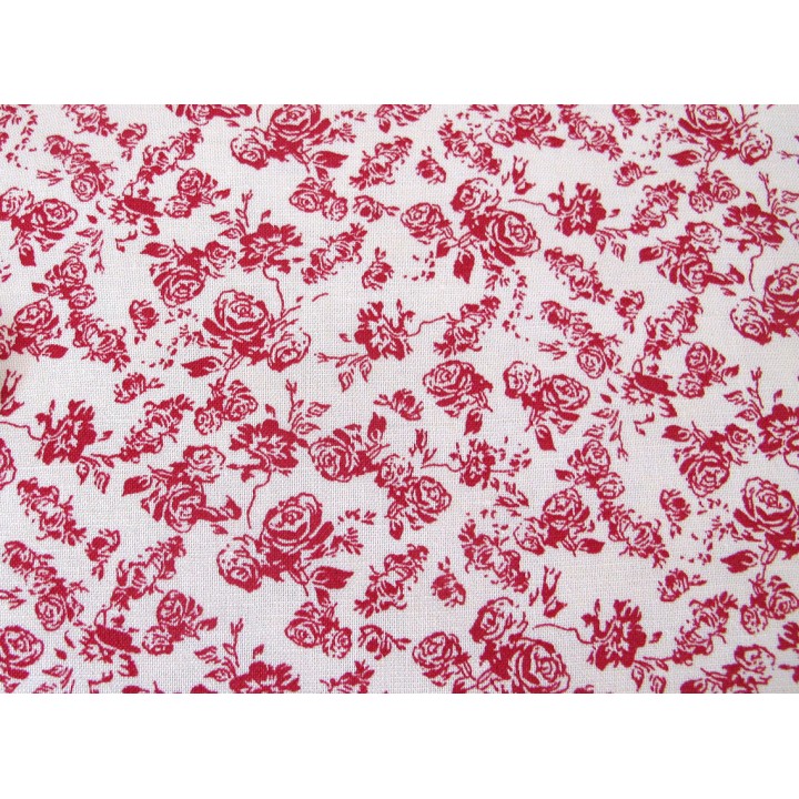 Baumwollstoff Rosen Blumen