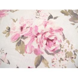 Canvas große Rosen Stoff Blumen Baumwolle
