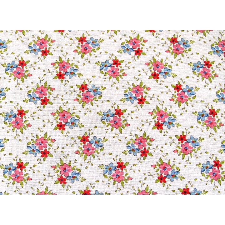 Tilda Stoffe Blümchen Blumen Creating Memories Baumwolle  Quiltstoff