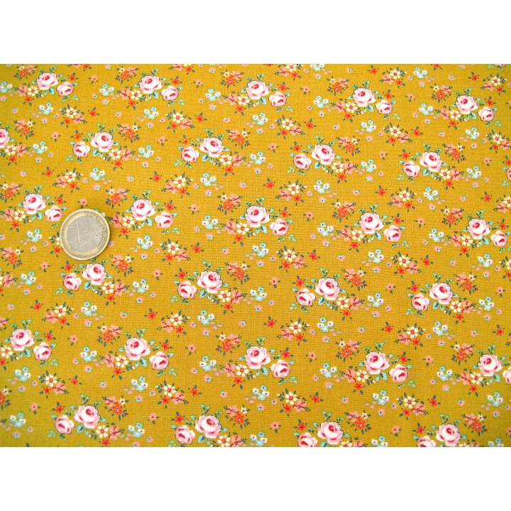 Tilda Stoffe Rosen Blumen Baumwolle Patchwork Quiltstoff Baumwolle  Blumen Creating Memories