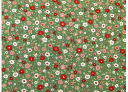 Tilda Stoffe Blumen grün Blümchen Baumwolle Patchwork Quilstoff Creating Memories