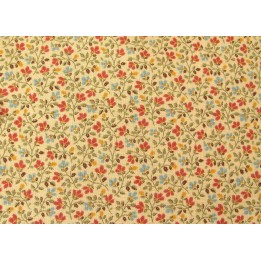 Blumenstoff Baumwolle Stoffe Blümchen  Dinah´s Delight Patchworkstoff