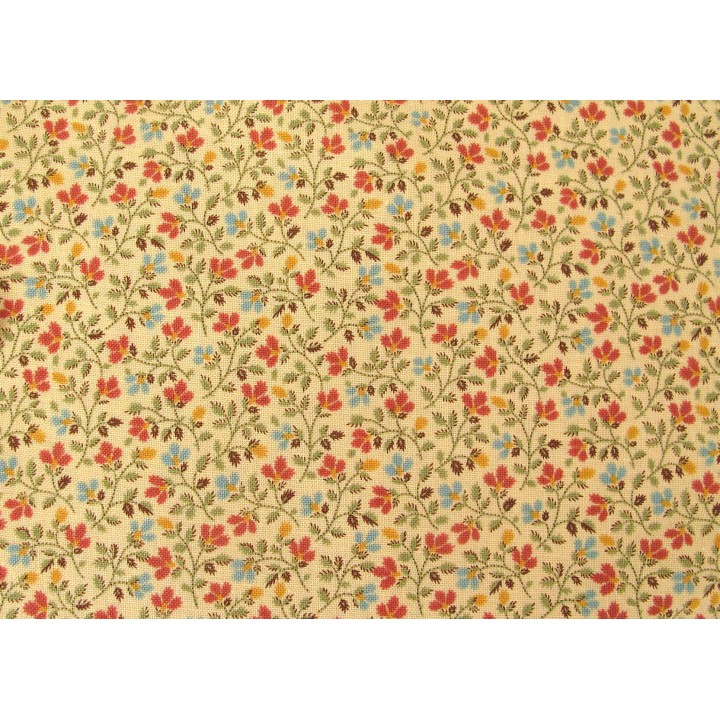 Blumenstoff Baumwolle Stoffe Blümchen  Dinah´s Delight Patchworkstoff