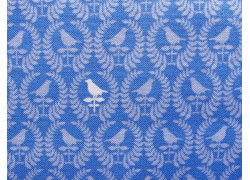Fat Quarter Vögel blau Baumwolle Tiere Stoff