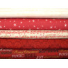 Stoffpaket Weihnachtstoffe rot creme 75072