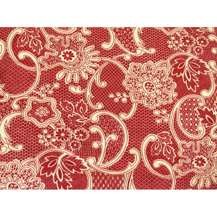 Quiltstoff Blumen Baumwolle Patchworkstoff Stoff Spitze Lydia`s Lace