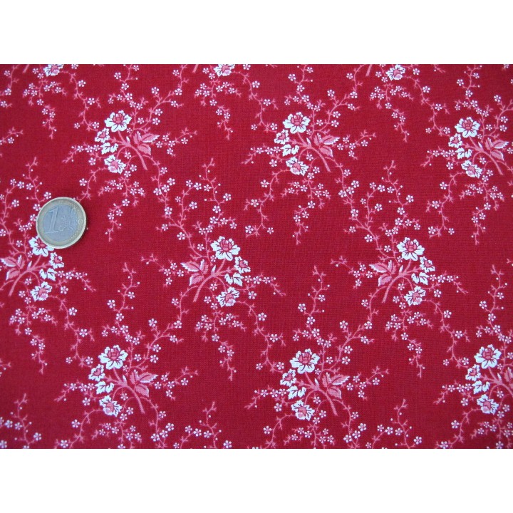 Patchworkstoff Rosenstoff Baumwolle Stoff Blumen Röschen All Our Hearts