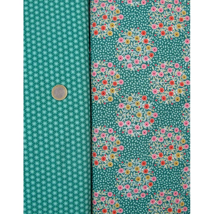 Tilda Stoffpaket Baumwolle Rosen Punkte Sterne Blumen Stoff 75007