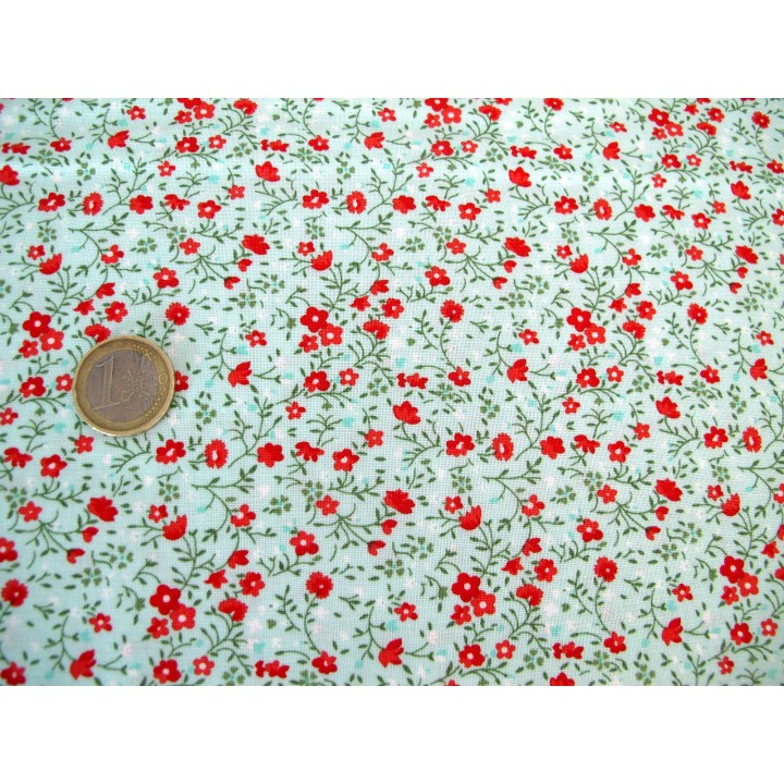 Patchworkstoff Blumen Baumwolle Stoff Blümchen Moda Lighthearted