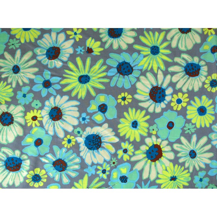 Patchworkstoff Baumwolle Blumen Stoff grün Bloomers Kaffe Fassett