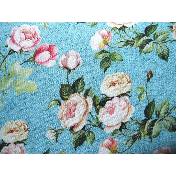 Fat Quarter Rosenstoff Baumwolle Stoff Blumen  Michael Miller