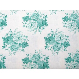 Tilda Stoffe Rosen grün Patchworkstoff Blumen Baumwolle Sunday Brunch