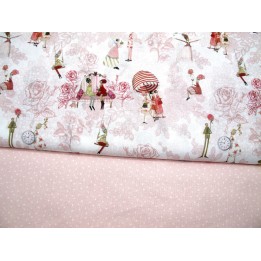 Stoffpaket acufactum Rosenküsse Baumwolle Silke Leffler Rosen Frauen Männer Stoff 72022