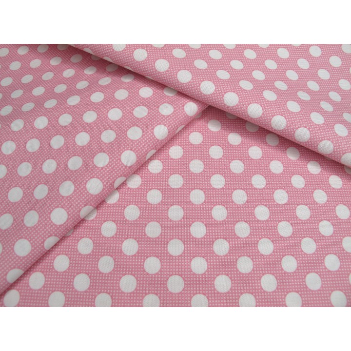 Tilda Stoffe rosa Medium Dots Punktestoff