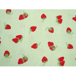 Patchworkstoff Erdbeeren Sunday Stroll Stoff Baumwolle Früchte 